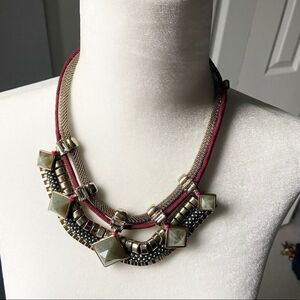 LOFT Funky Statement Bib Necklace